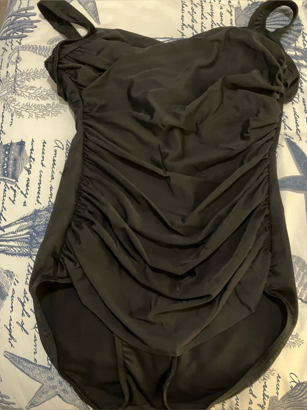 Women’s black 1 piece bathing suit